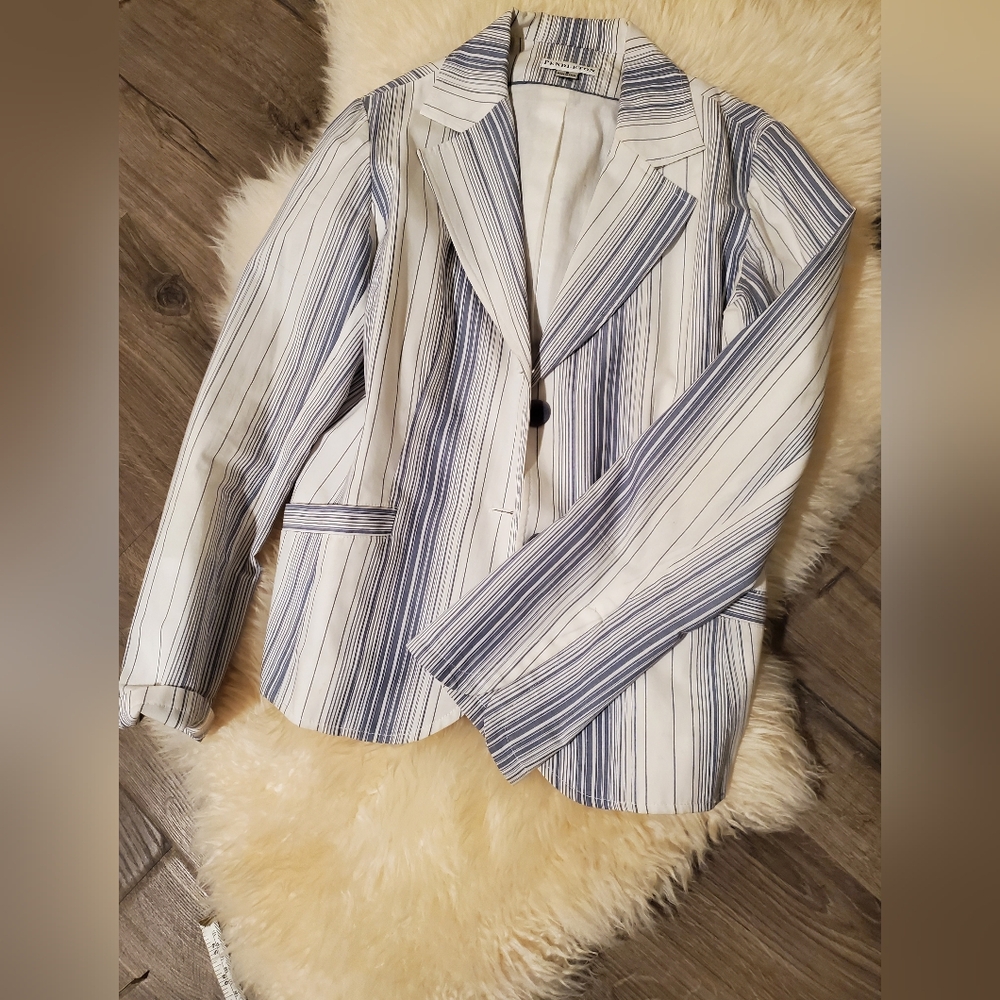 Pendleton blue stripe blazer size 8
